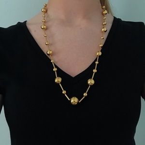 Gold Ball Necklace